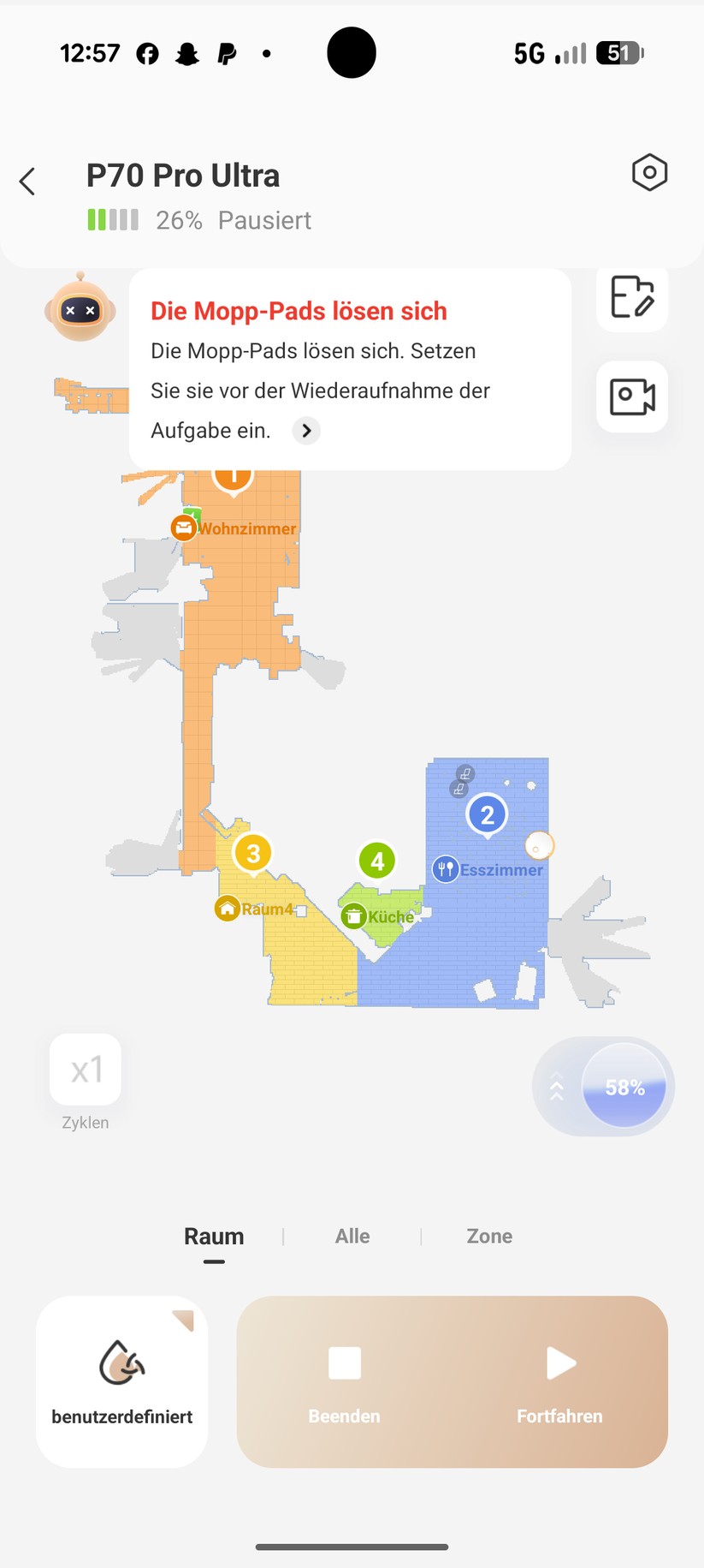 Mova P70 Pro Ultra – App & Einrichtung