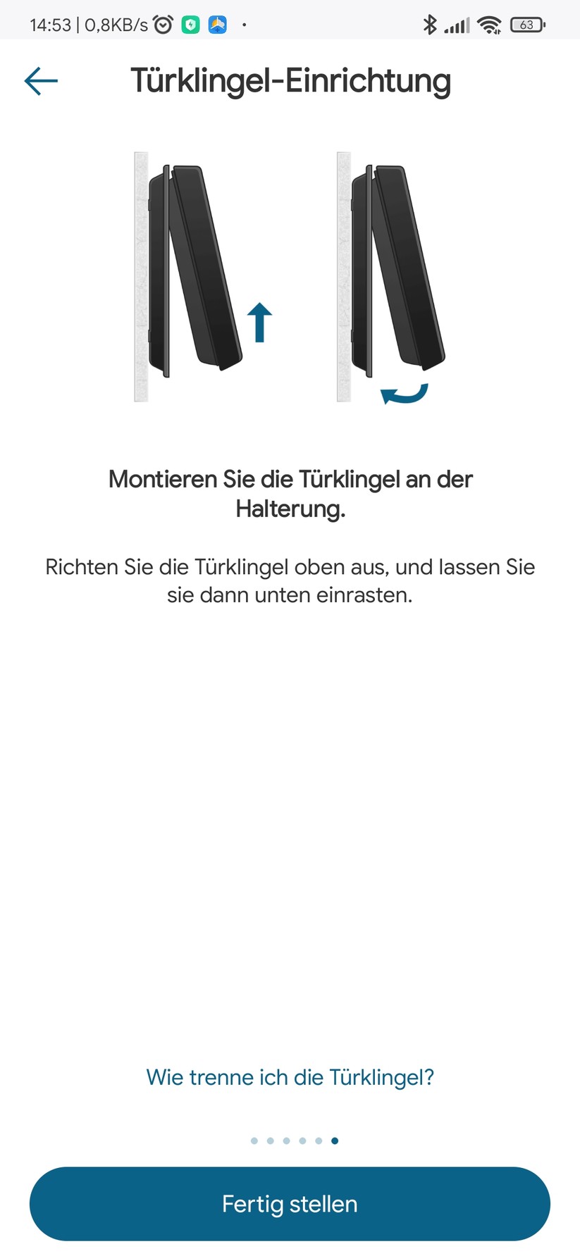 Eufy Video Doorbell Dual - App