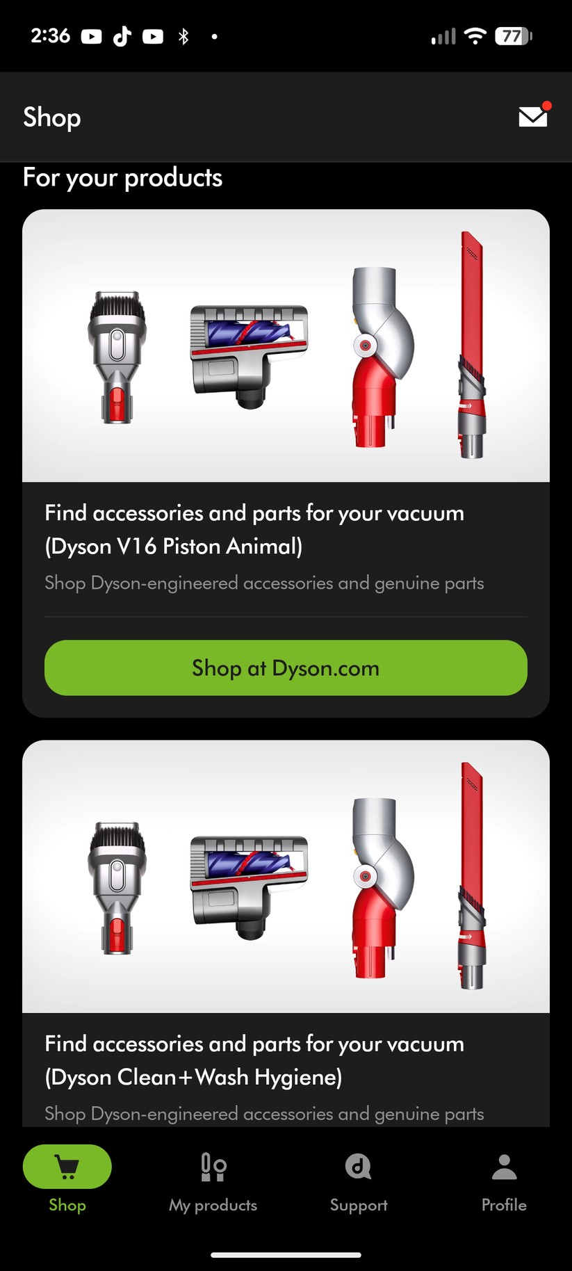 Dyson Clean+Wash Hygiene - Bilder App 