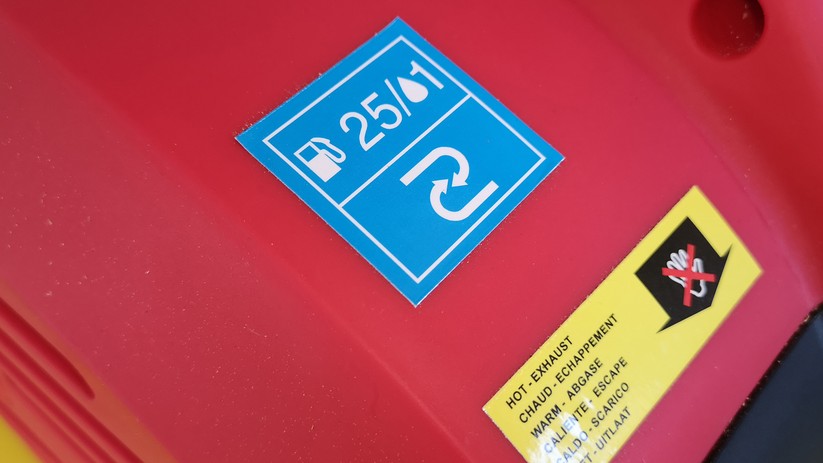 Das Mischverhältnis ist vom Hersteller vorgegeben.