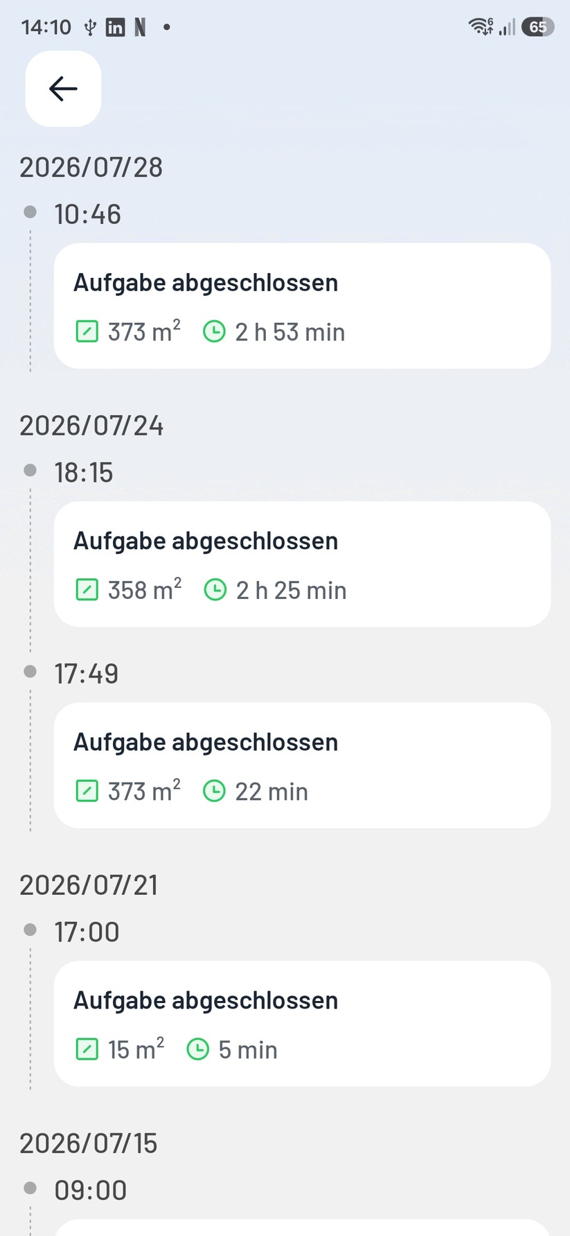 Mammotion Luba Mini 2 AWD 1500: Die Mammotion-App bietet sehr viele nützliche Einstellungsmöglichkeiten.