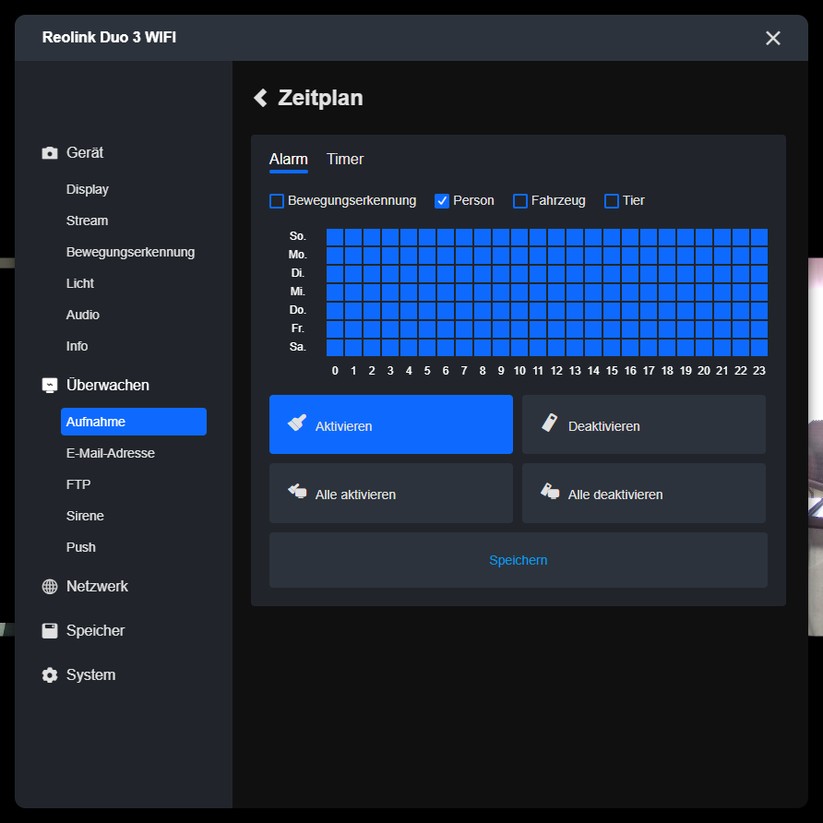 Reolink Duo 3 WiFi: Konfiguration mit Desktop-App