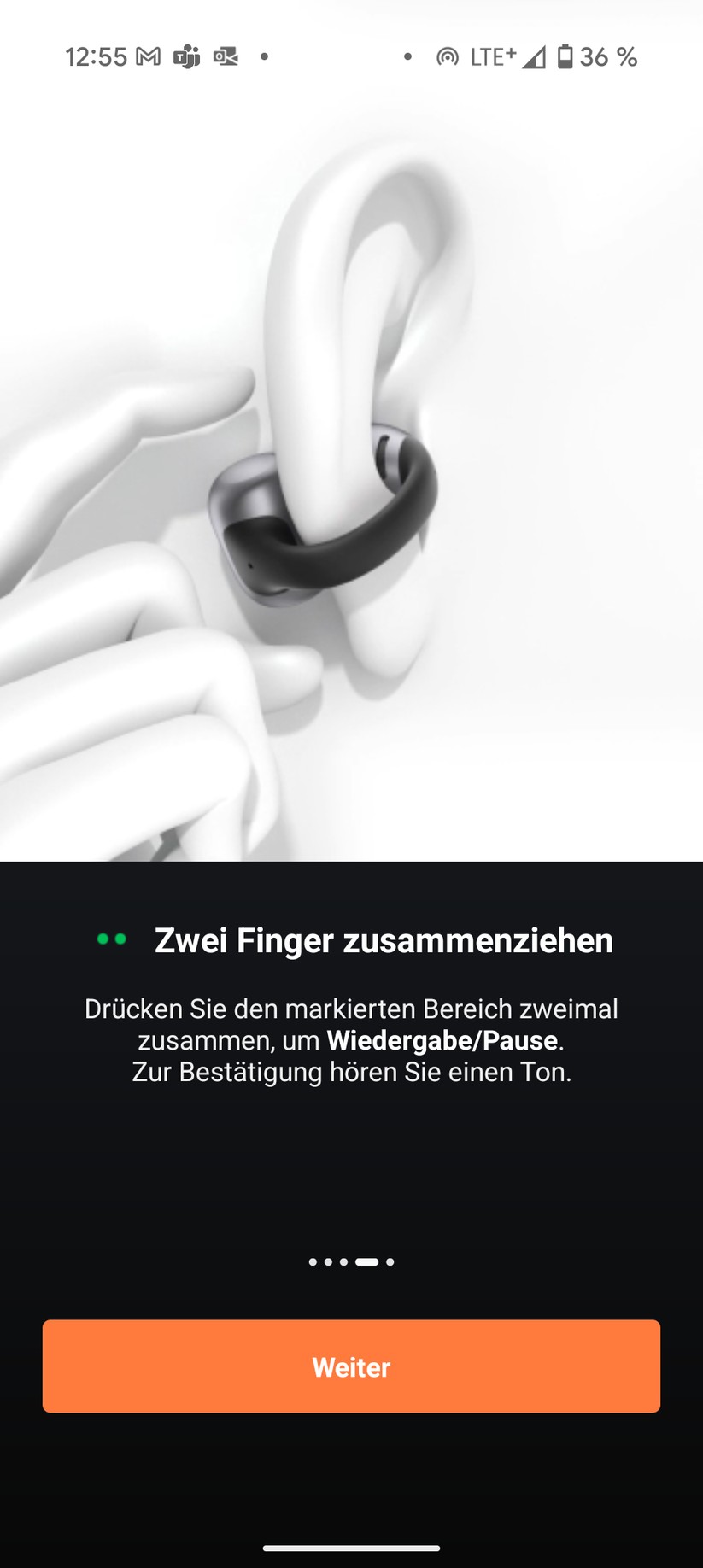 Shokz Opendot One Screenshot