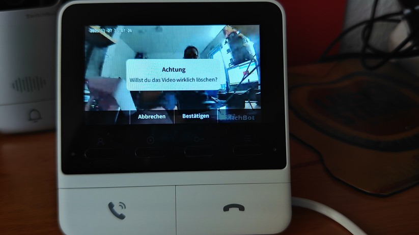 Switchbot Türklingel mit Kamera und Monitor