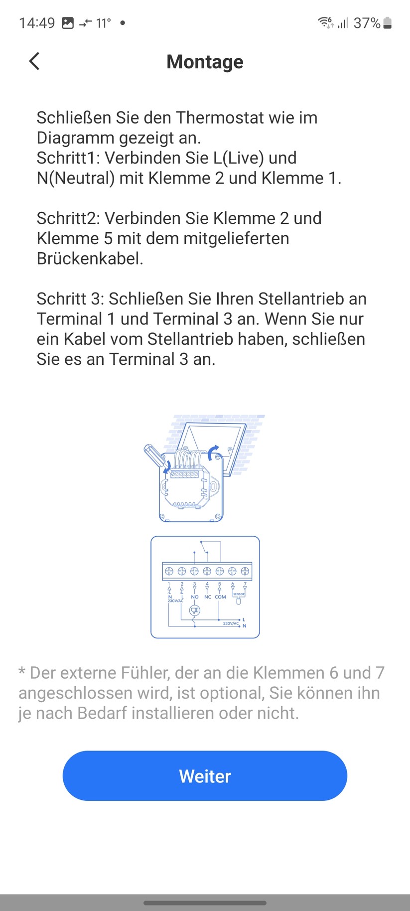Meross MTS200B: Montage und Inbetriebnahme sind dank detaillierter Informationen in der App schnell erledigt. 