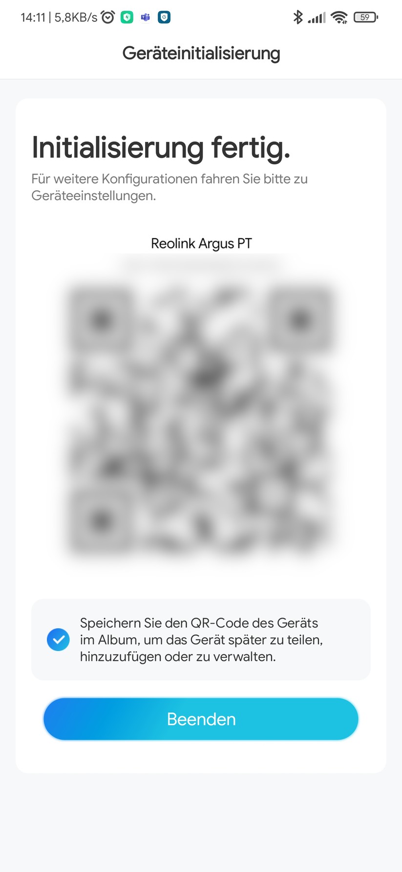 Einrichtung und Betrieb mit der App: Reolink PT 2K