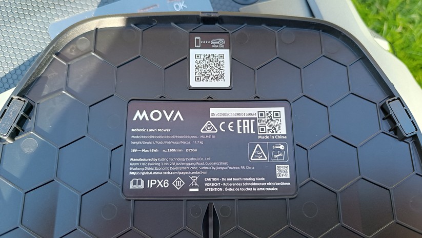 Mova 1000 – Aufbau