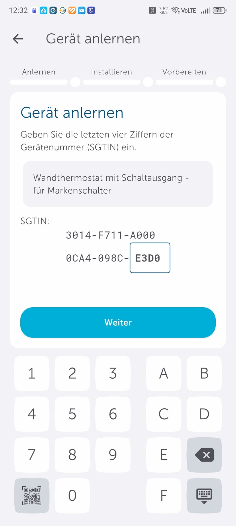 Homematic IP BWTH: Set-up mit App