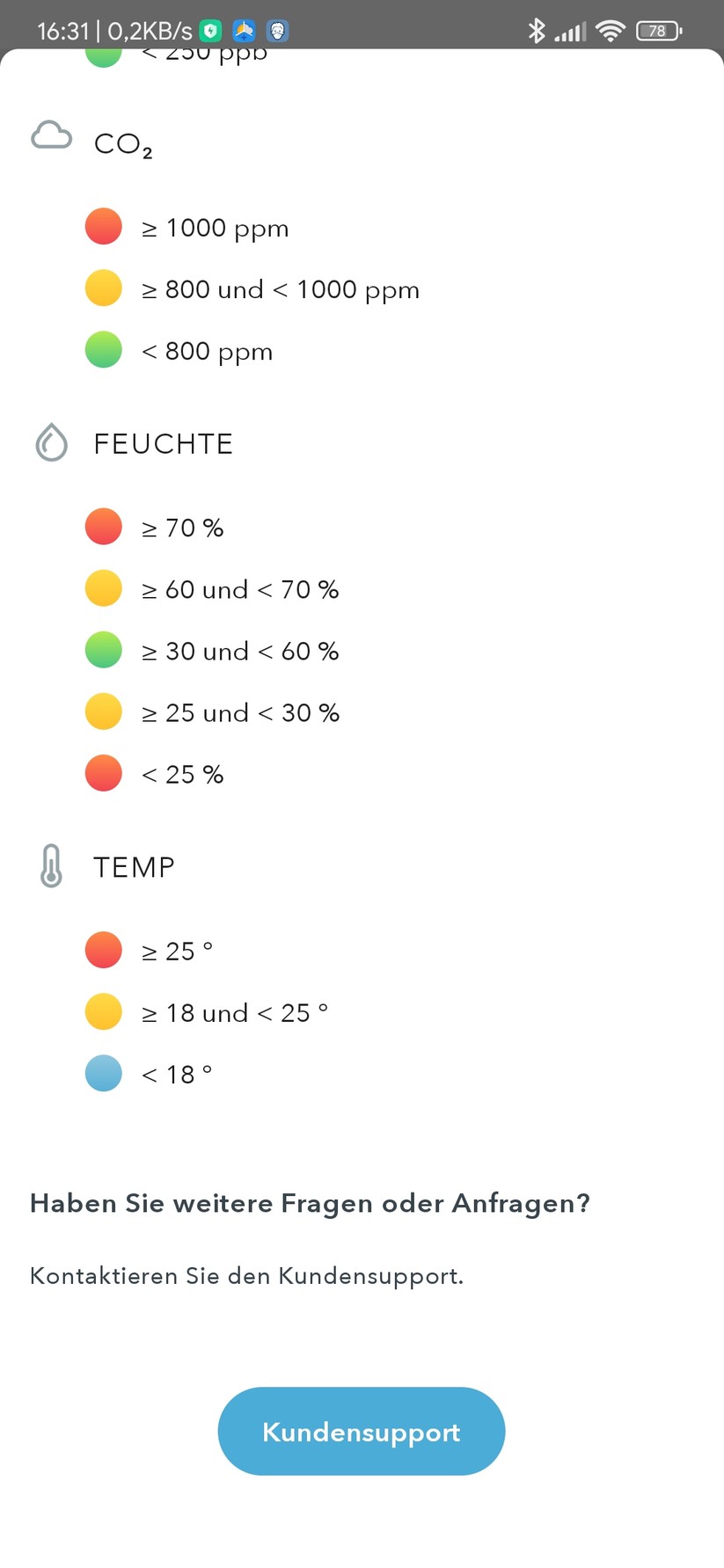 Airthings View Plus: App