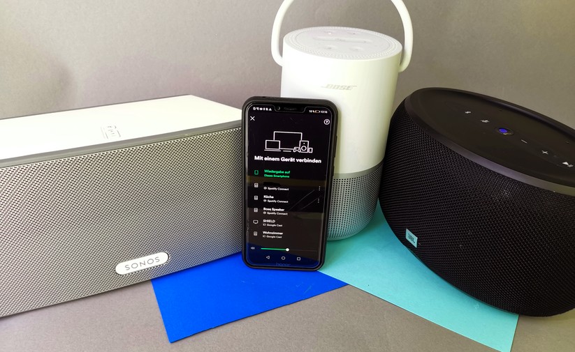 Mit Spotify Connect lassen sich unterschiedlichste Endgeräte aus Spotify heraus ansteuern. 