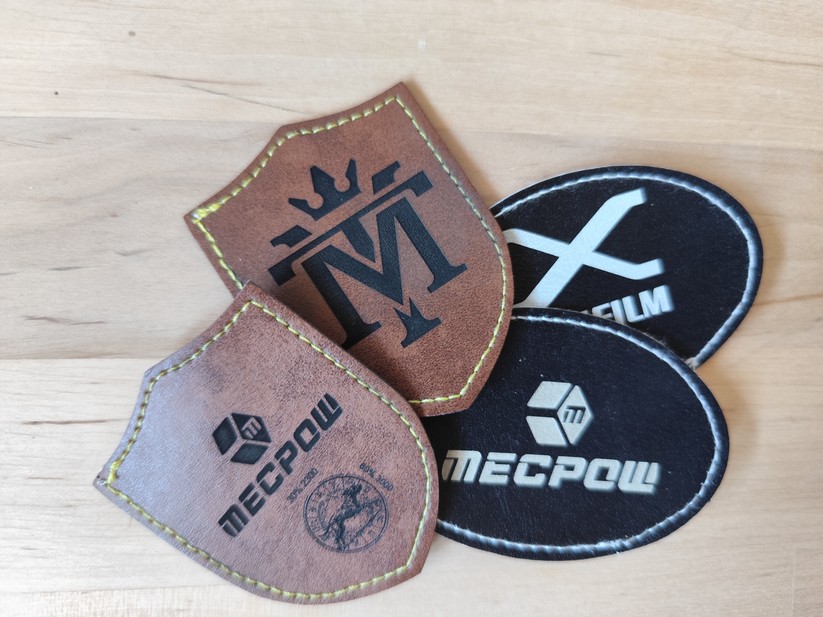 Die PU-Laser-Patches sehen ebenfalls super aus.