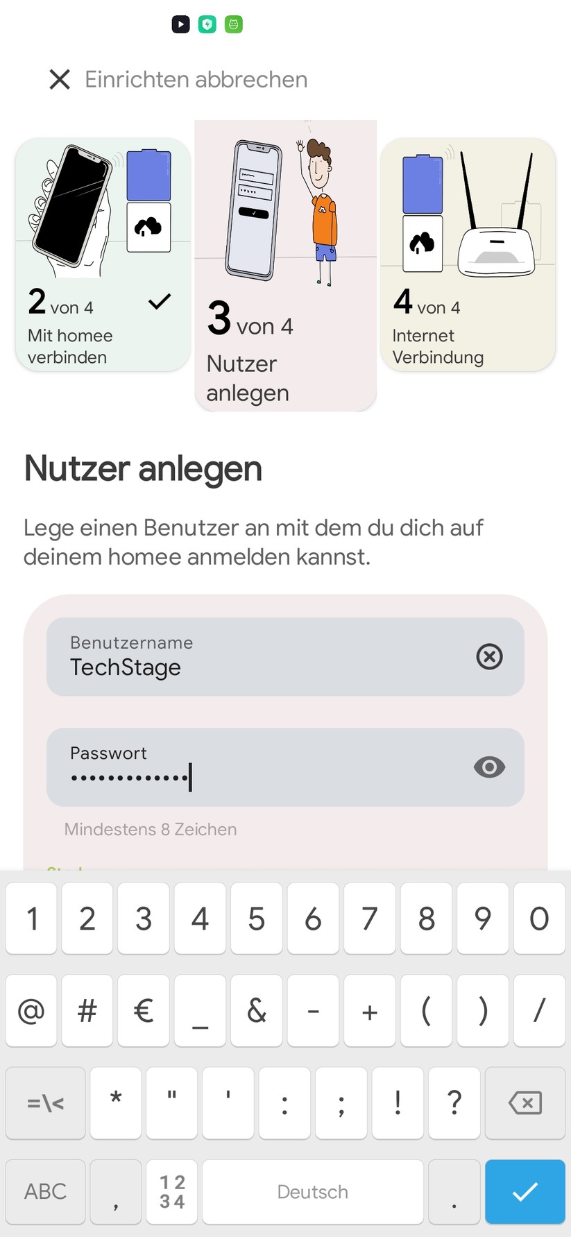Homee: Smartphone- und Web-App