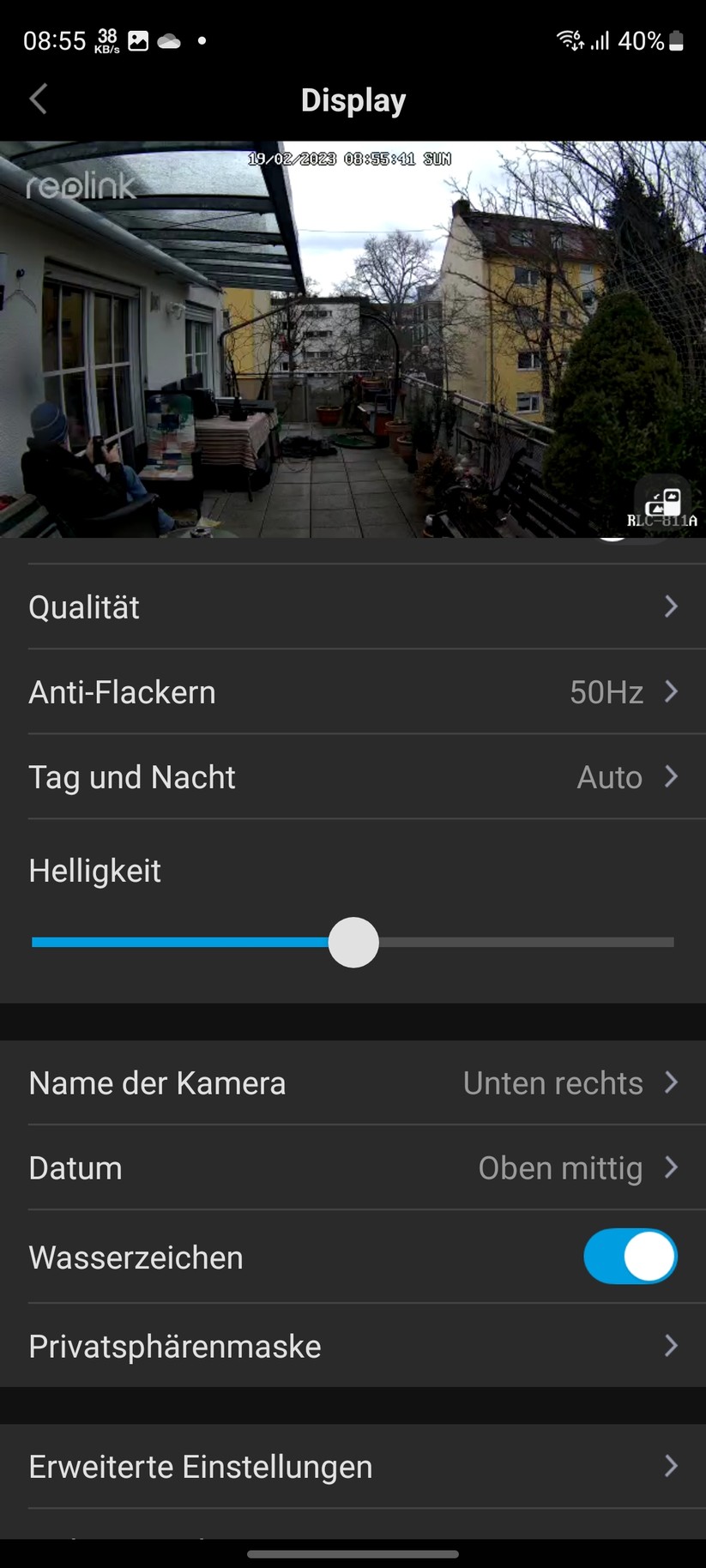 Reolink RLC-811A: App, Einrichtung, Einstellungen