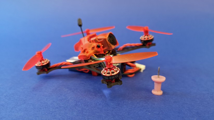 Die Mini-Racer haben mehr Power als man vermuten würde. Hier ein BNF-Modell. 