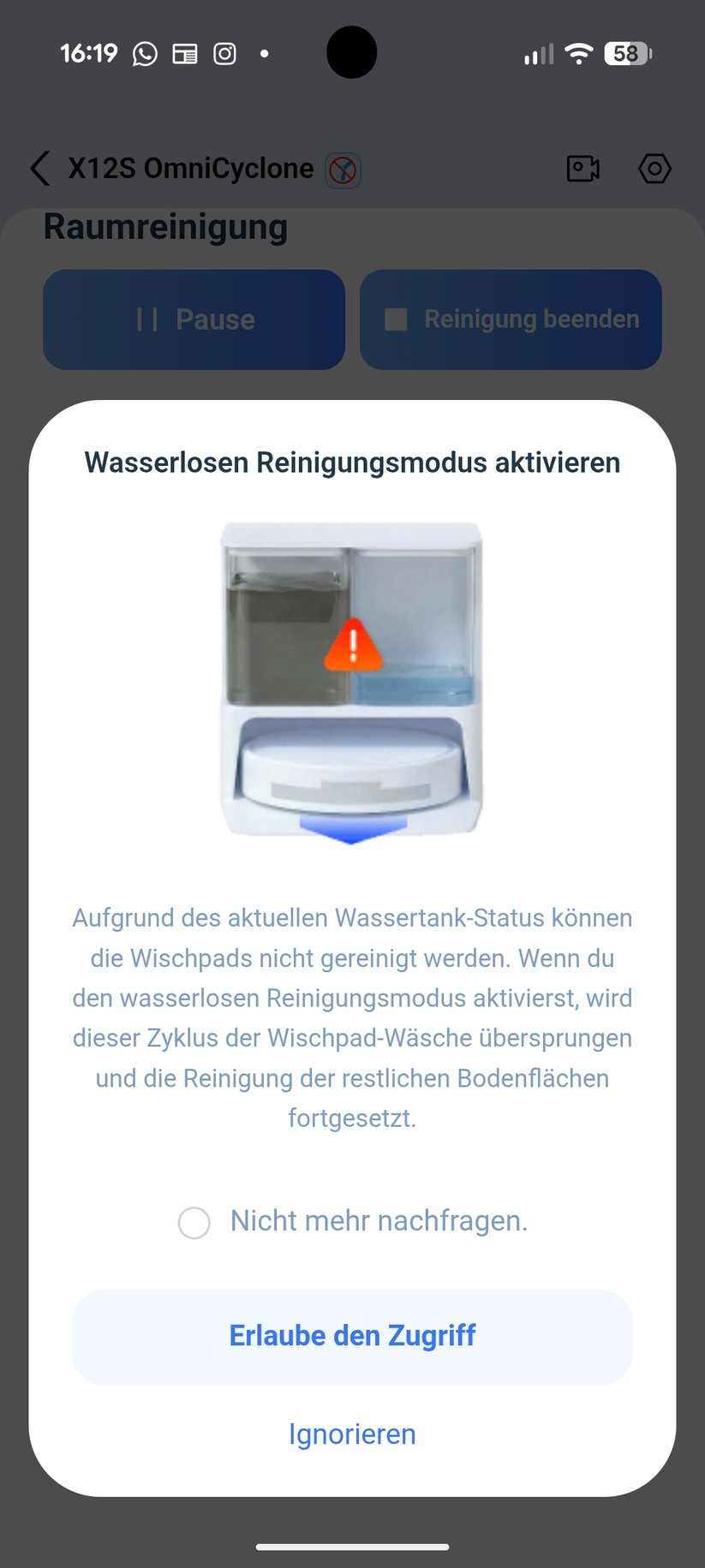 Ecovacs X12S Omnicyclone – App & Einrichtung