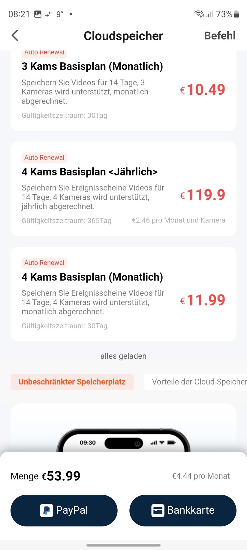 Owltron Cam O1: Konfiguration und Testaufnahmen