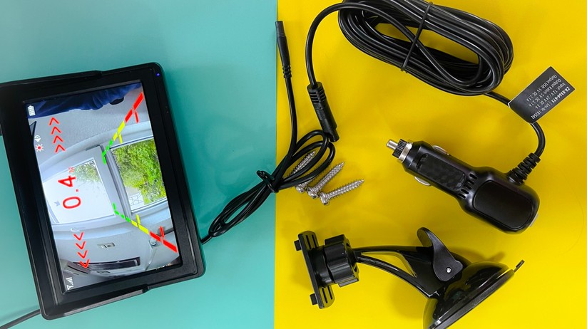 Lescars Solar-Funk-HD-Rückfahrkamera PA-720.slr