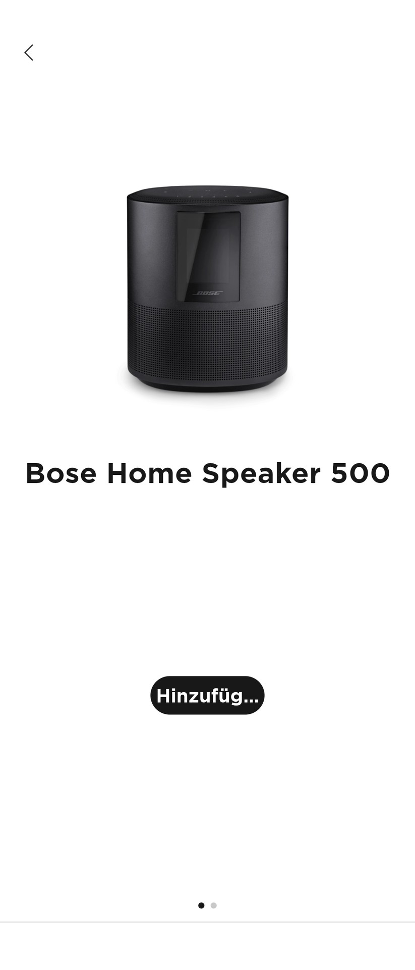 Bose Smart Speaker 500