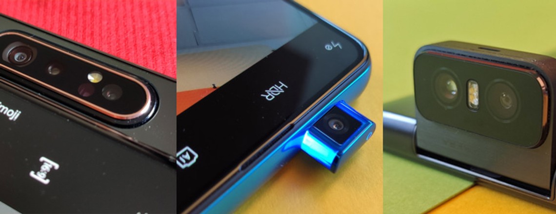 Flip, Slideout und Popup: Handy-Kameras im Überblick