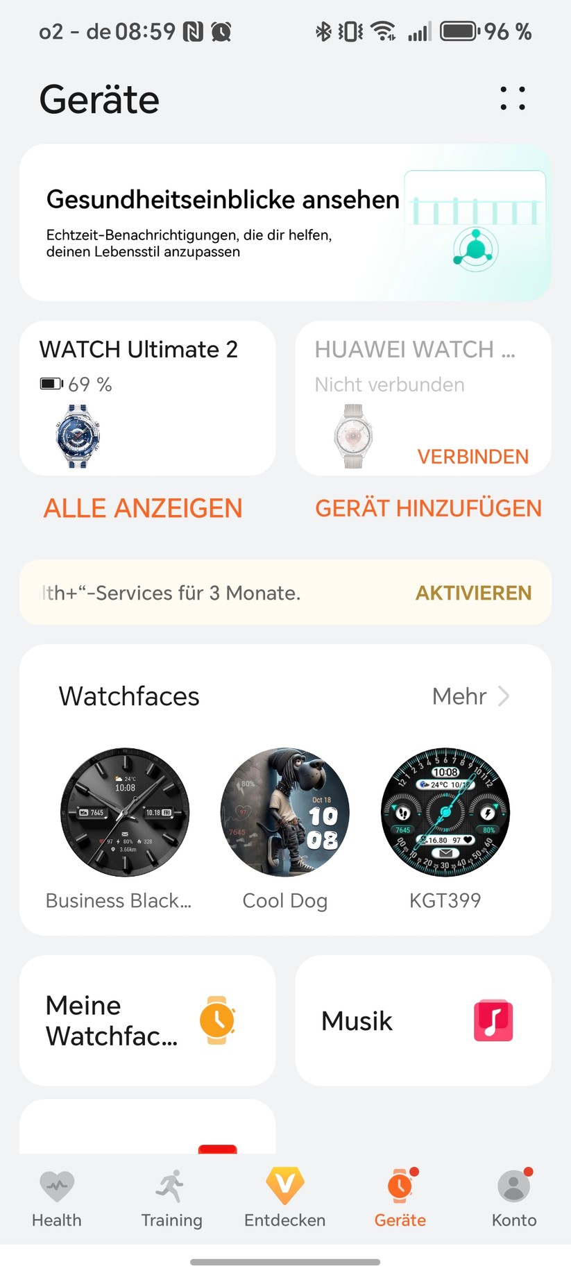 Huawei Watch Ultimate 2 - Health App