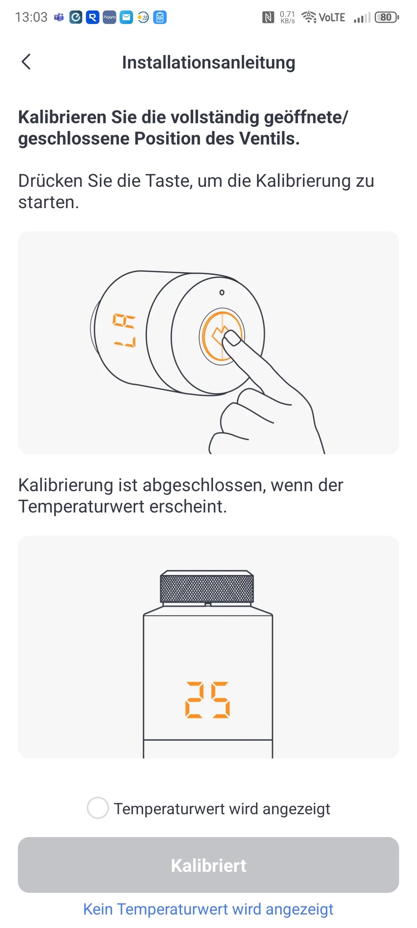 Switchbot Radiator: Die Einrichtung ist einfach und nach wenigen Minuten abgeschlossen.