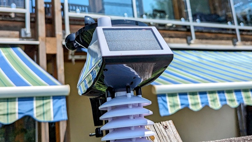 Solarpanel UV-Messung an Pearl Wetterstation FWS-1200