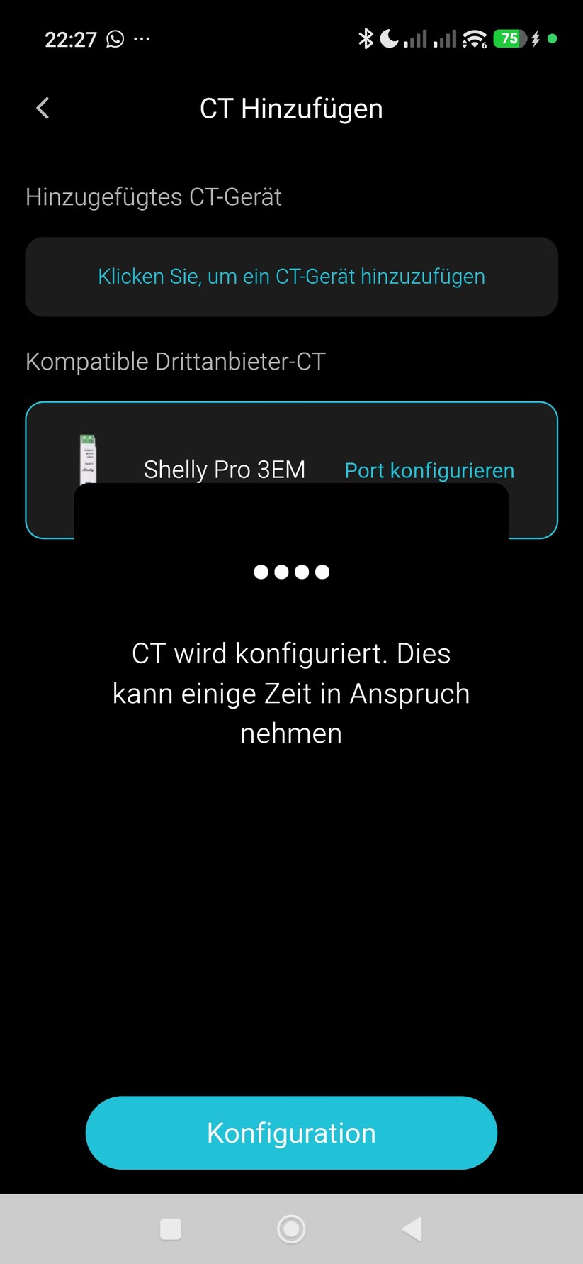Die Marstek-App erlaubt eine einfache Steuerung des Venus Mini E und liefert Daten zum Betriebsgeschehen.