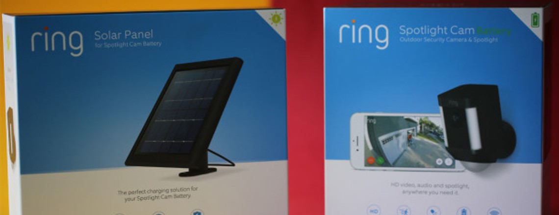 Ring Spotlight im Test: Security-Kamera mit WLAN & Solar