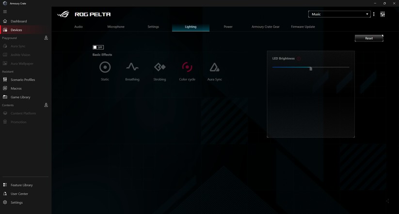Asus ROG Pelta - Bilder App 