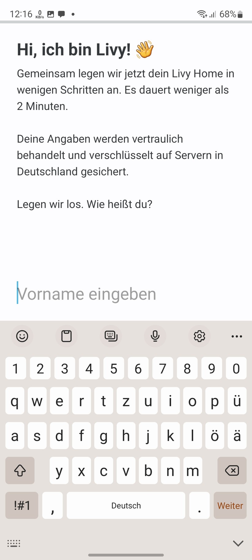 Livy Alive: Einrichtung