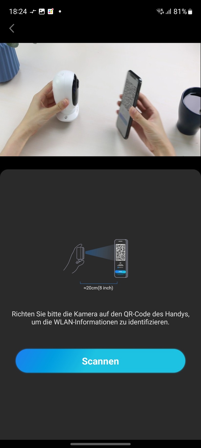 Reolink Argus PT Ultra: Einrichtung und Einstellungen mit mobiler App