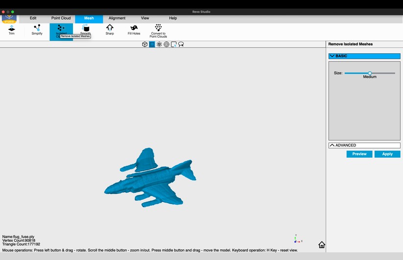Revopoint Mini Scanergebnisse
