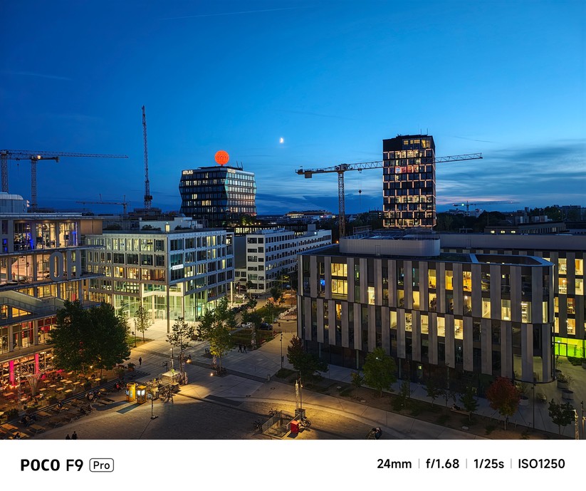 Xiaomi Poco F9 Pro: Hauptkamera bei Nacht