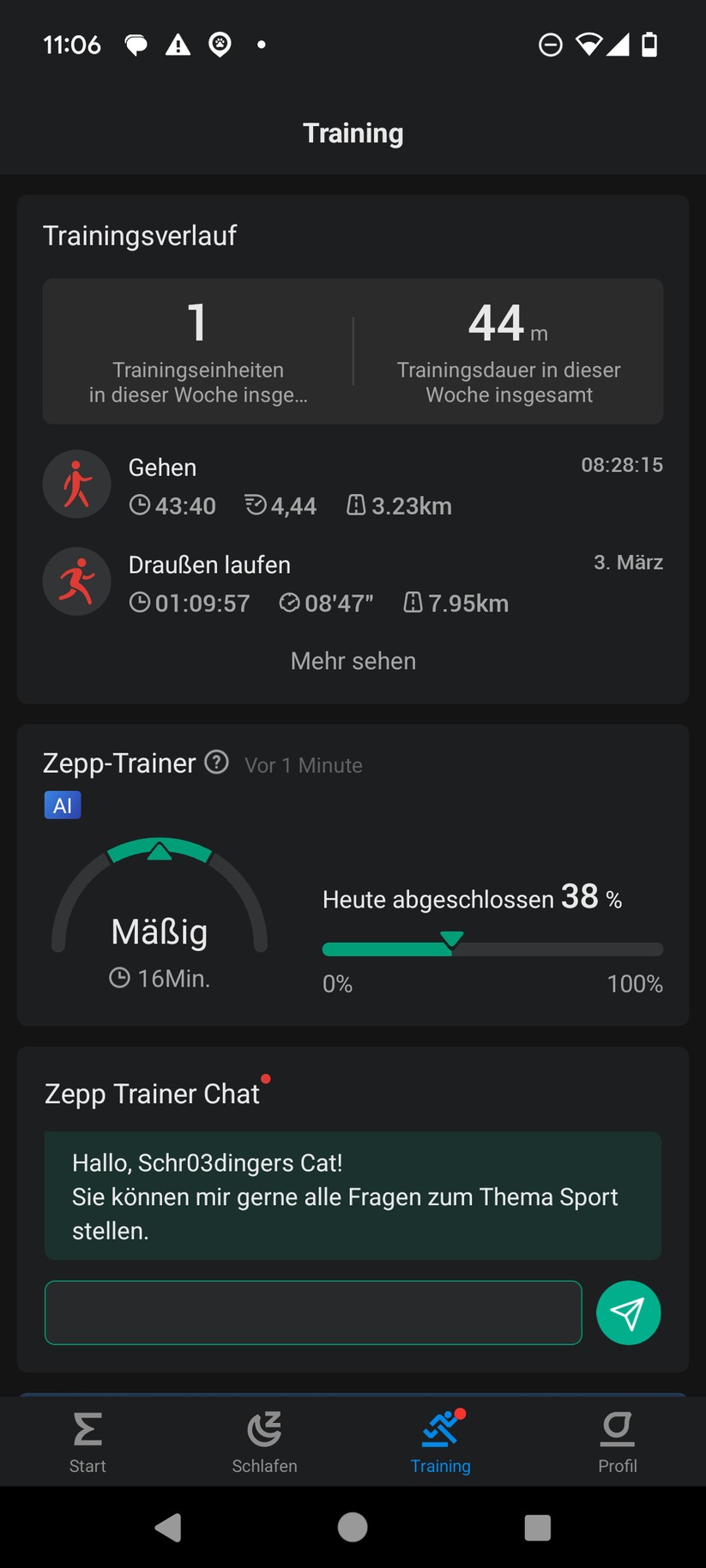 Amazfit Active Edge - Zepp-App