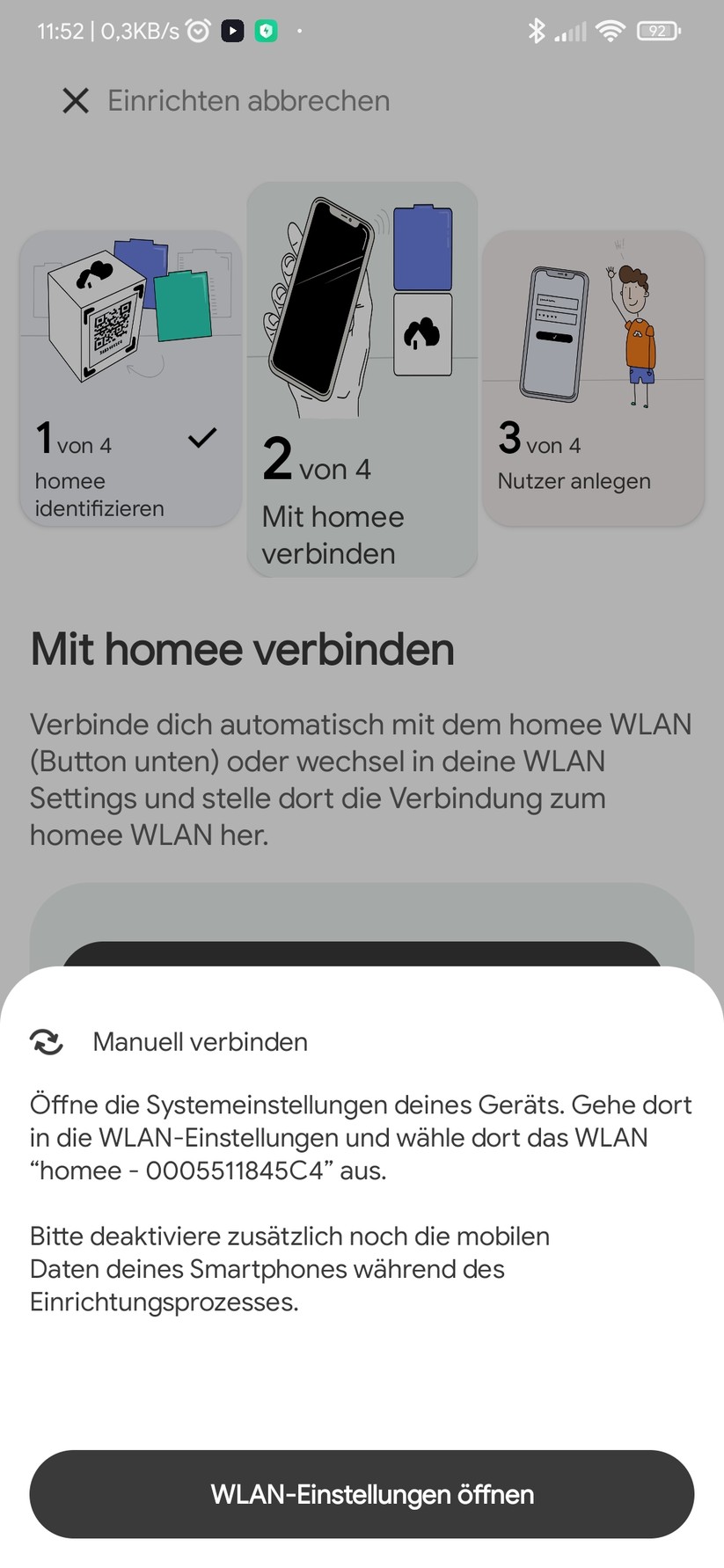 Homee: Smartphone- und Web-App