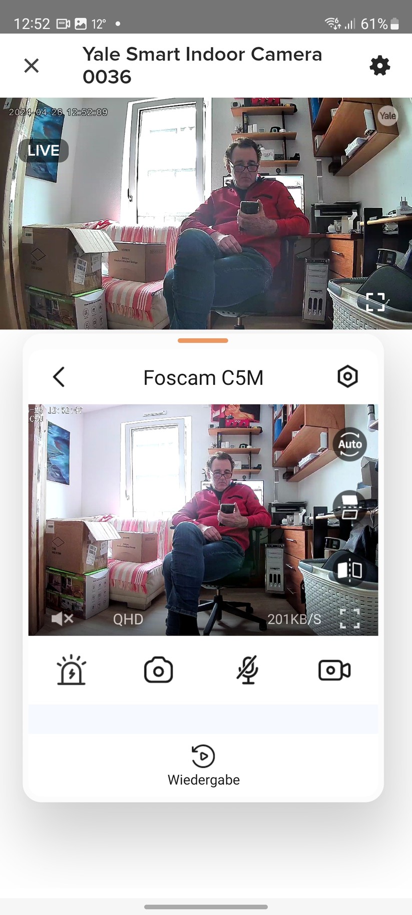 Foscam C5M 3K: Inbetriebnahme mit Foscam-App