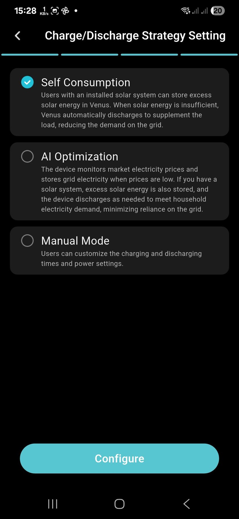 Die Marstek-App bietet Grundfunktionen für den Venus E 3.0. Aber den Einsatz von mehreren Stromspeichern deckt sie derzeit bisher nicht ab.