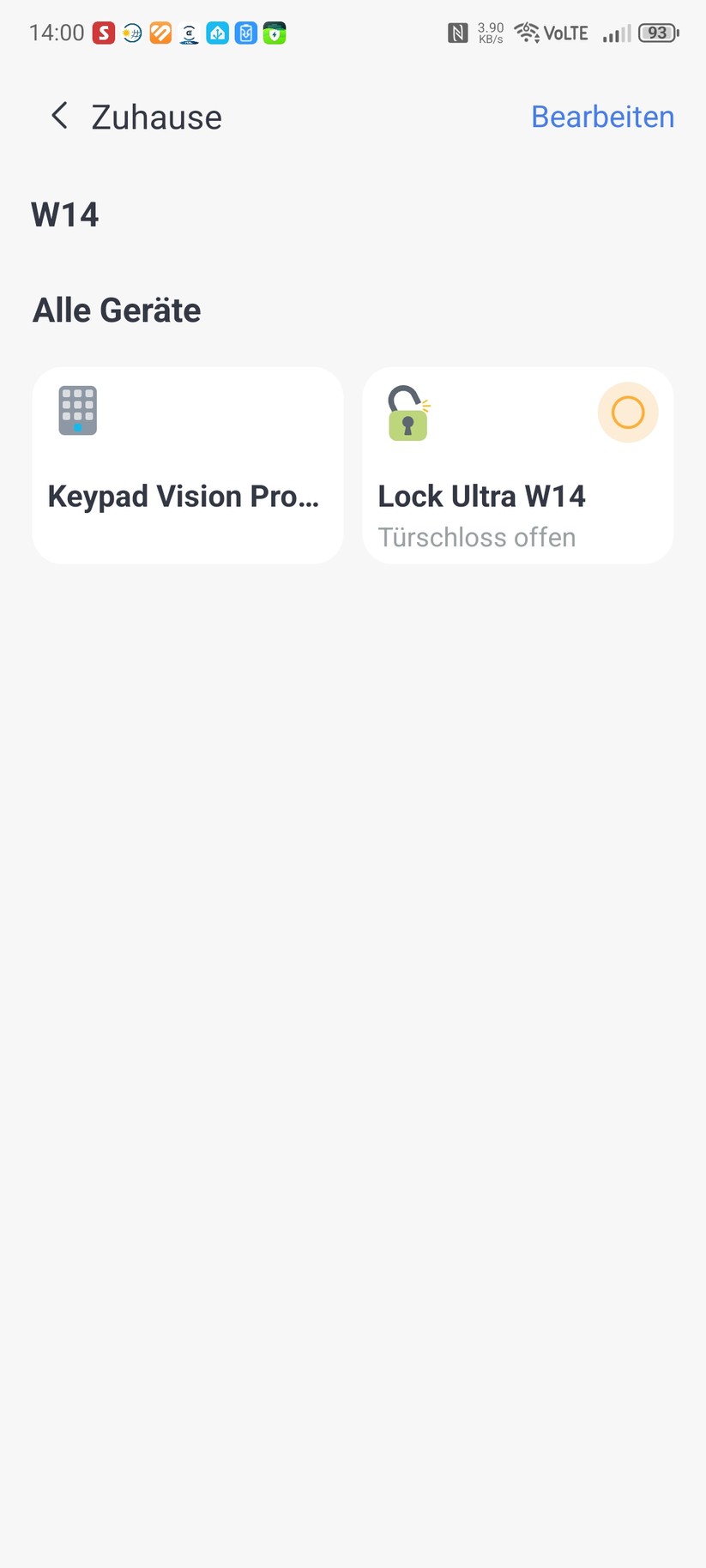 Switchbot Lock Ultra Vision Pro: Einrichtung und Steuerung erfolgen mit der Switchbot-App, für die man sich registrieren muss.