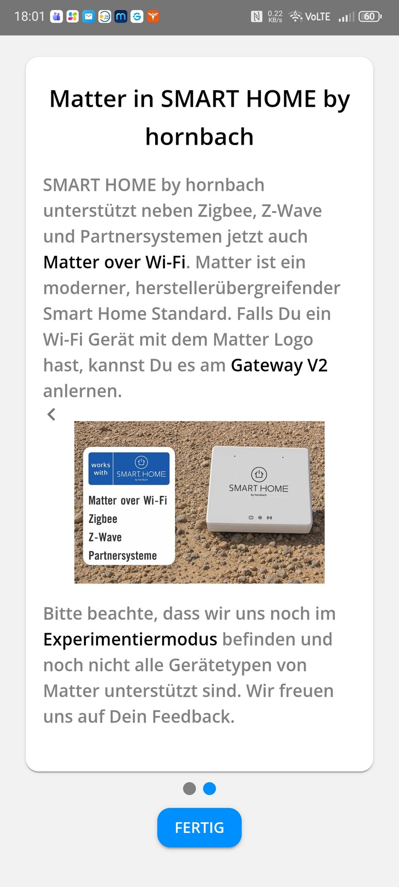 Smart Home by Hornbach: Einrichtung und Anlernen von Geräten