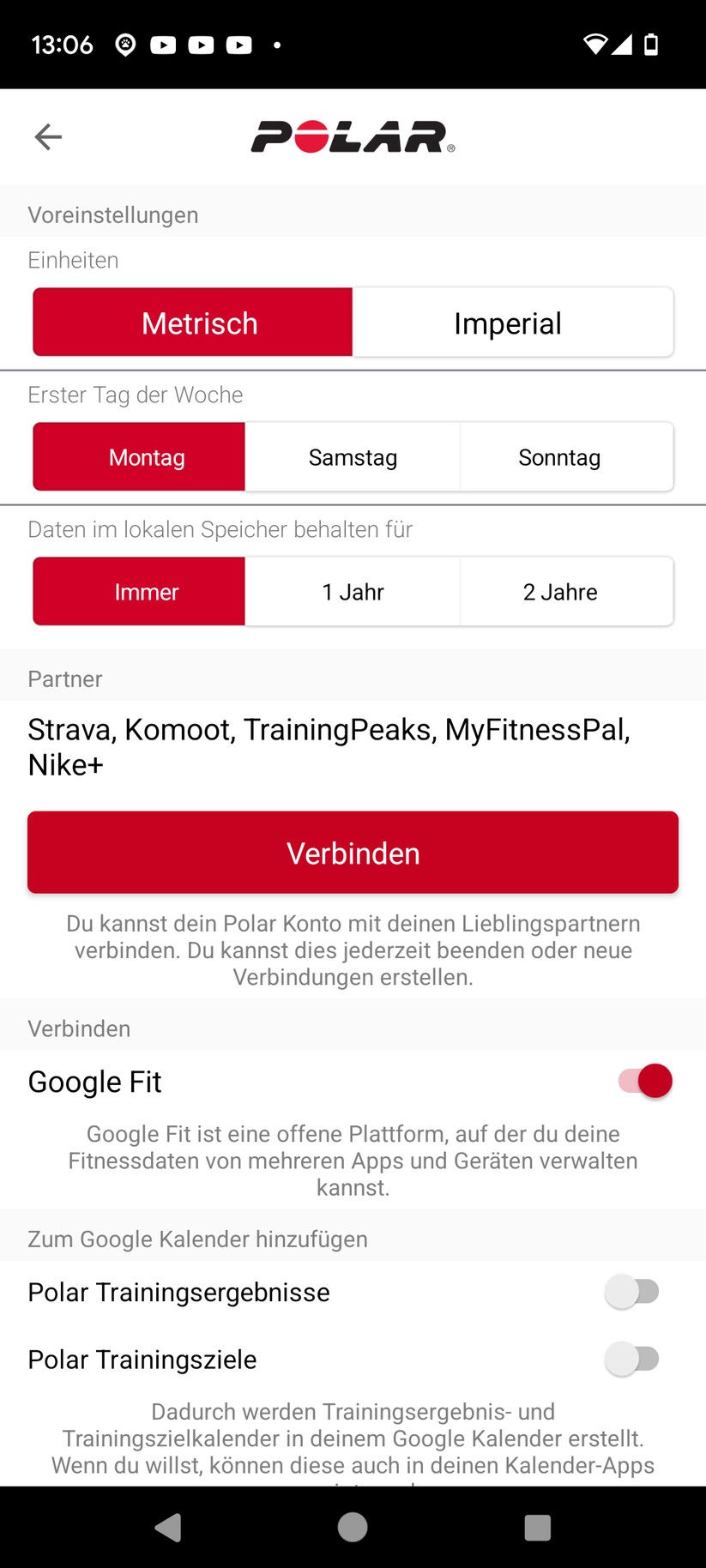 Polar Vantage V3 - App