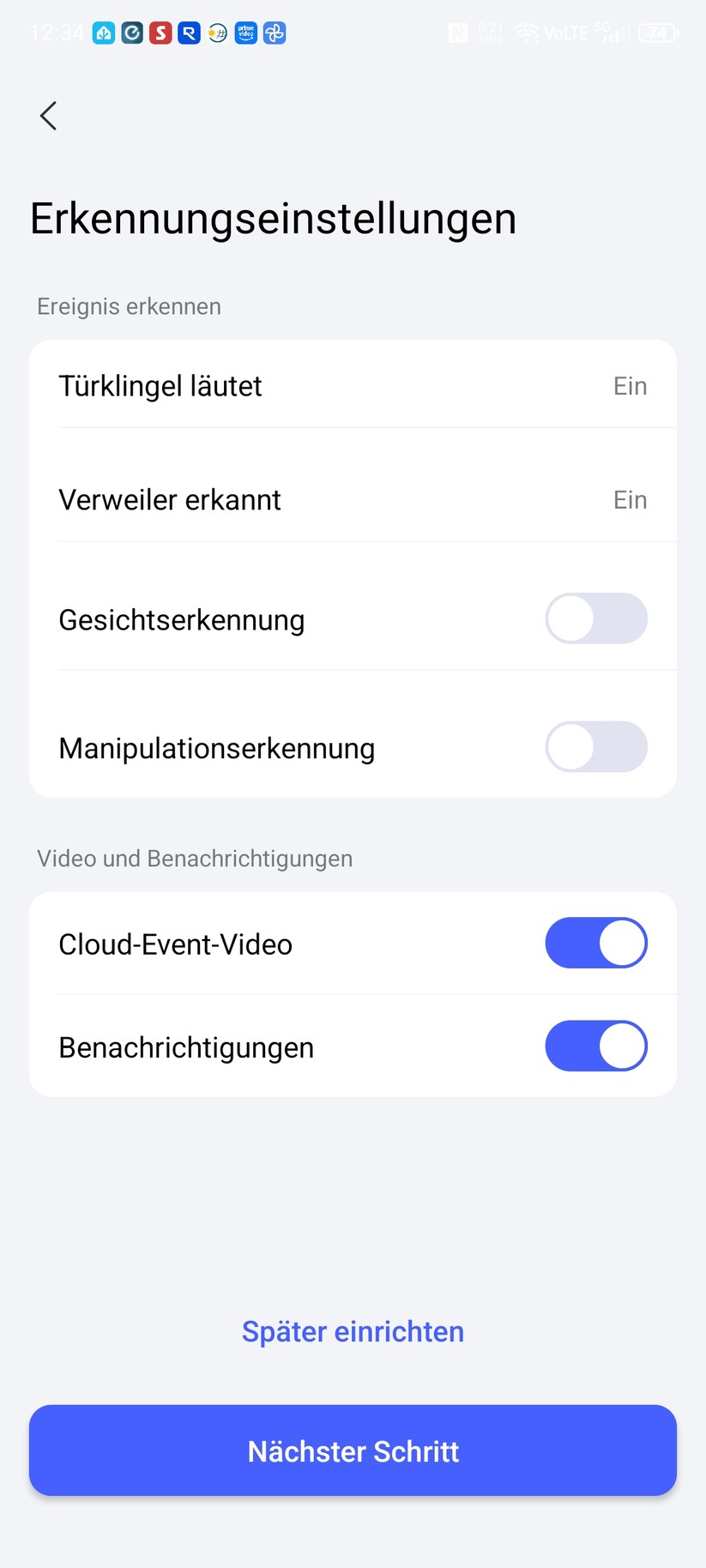 Die Inbetriebnahme des Aqara Doorbell Camera Hub G410 ist einfach und schnell erledigt.
