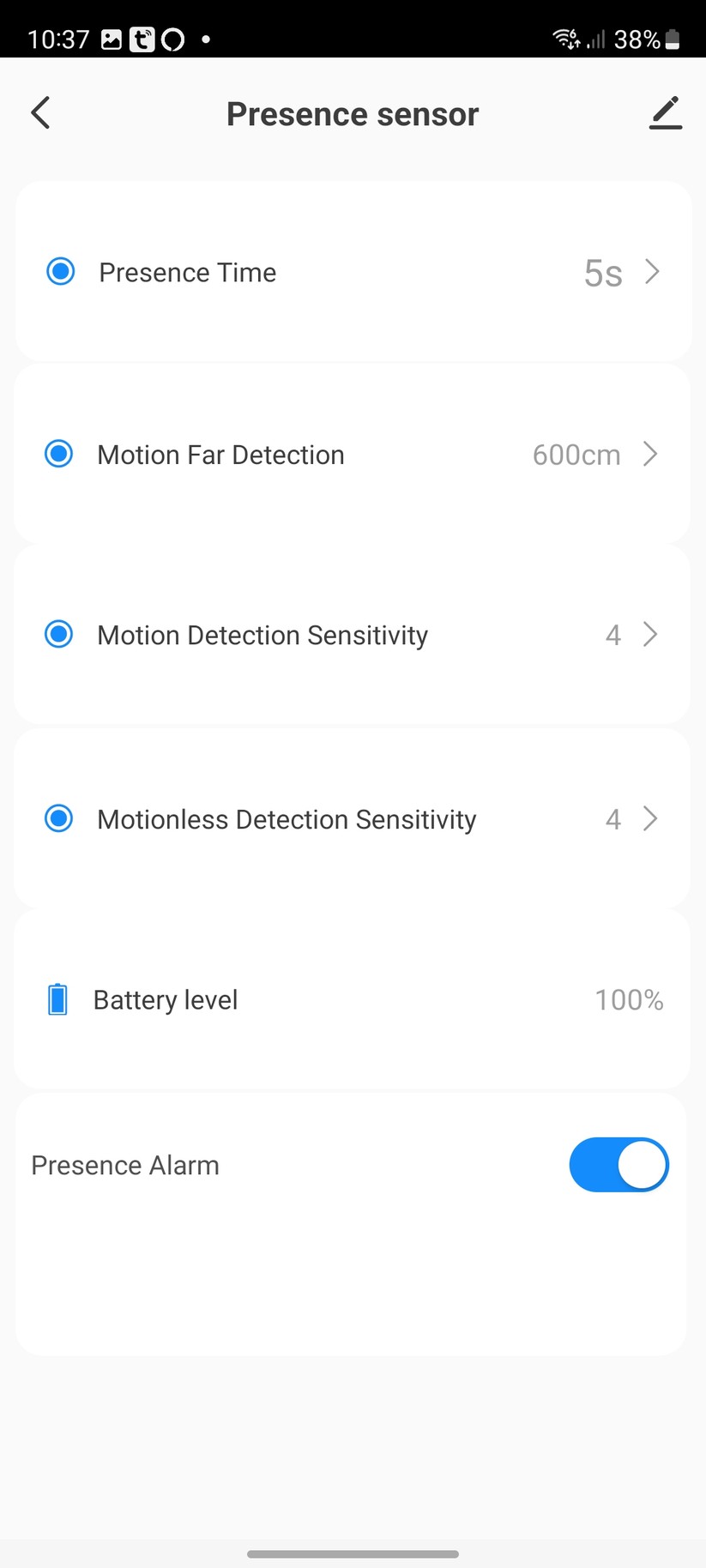 Präsenzmelder Neo Human Presence Sensor Pro: Set-up und Betrieb mit der Tuya-App