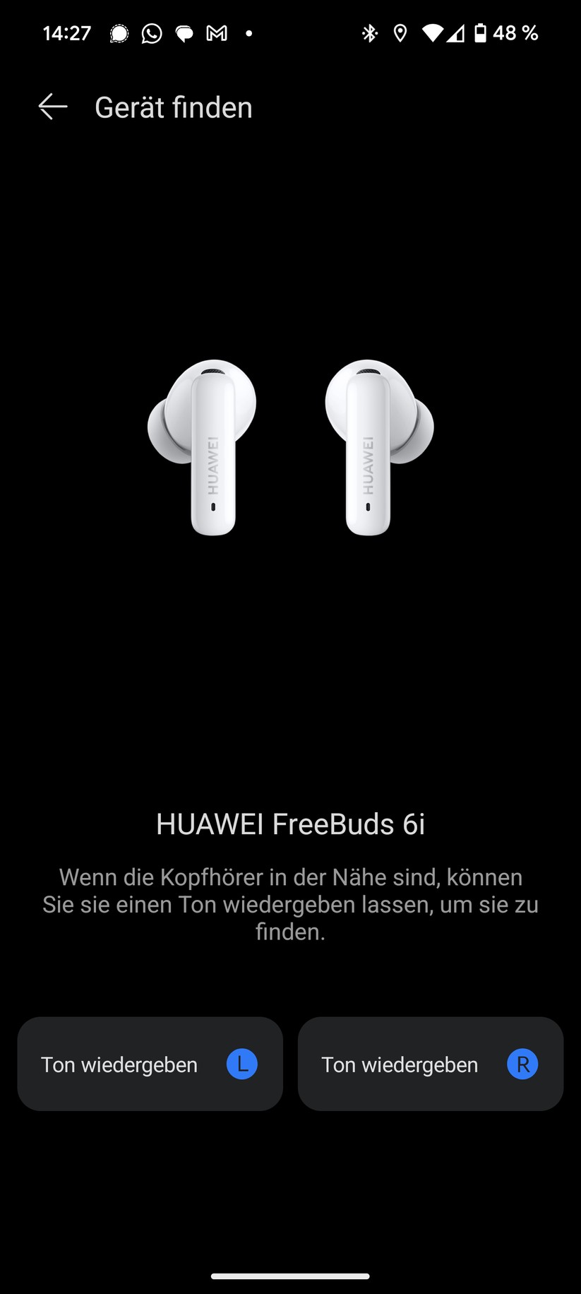 Huawei Freebuds 6i – App