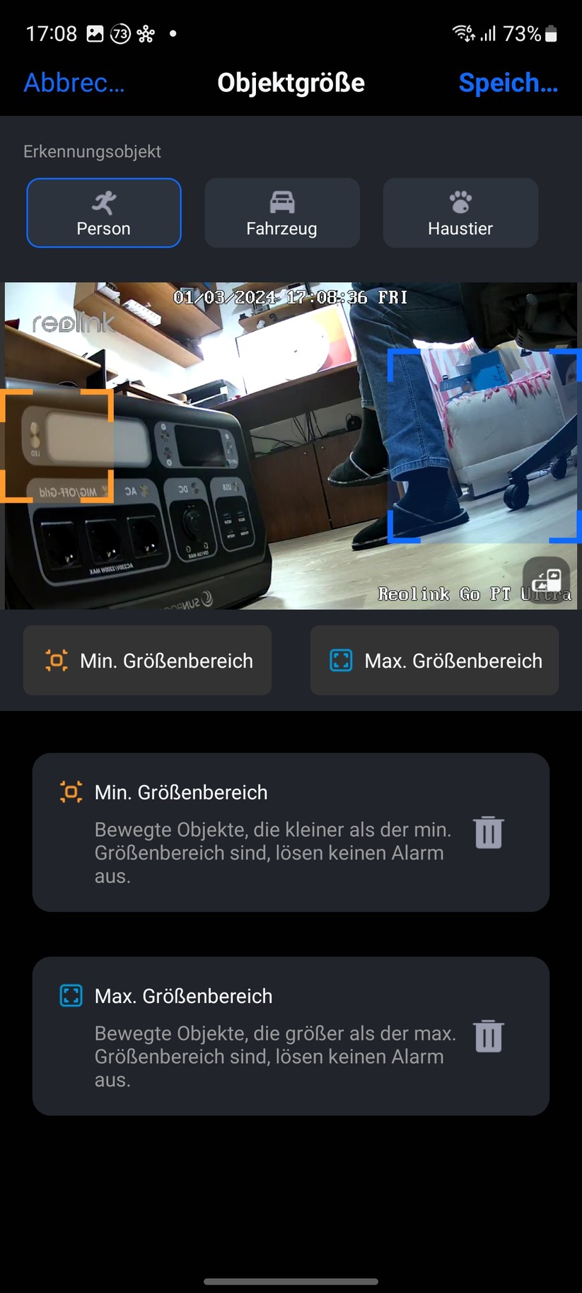 Reolink Go PT Ultra: Einrichtung und Einstellung mit mobiler App