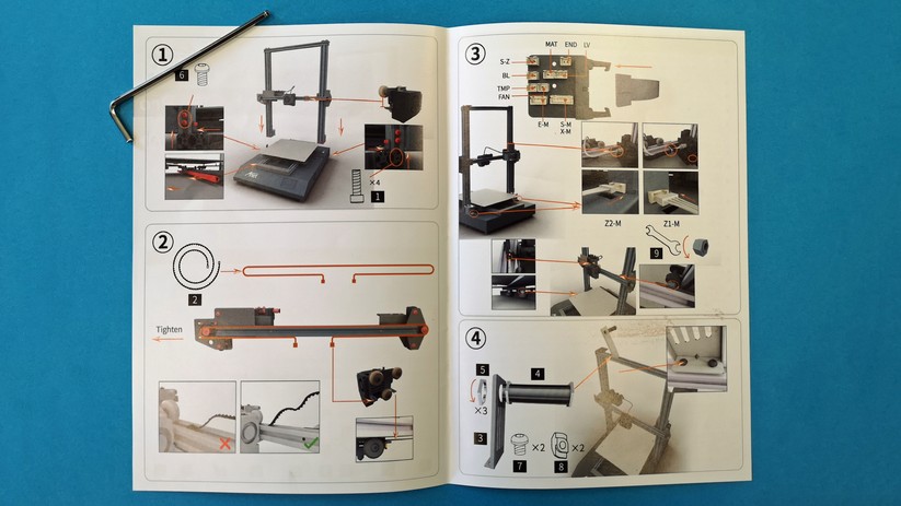 Dank der vormontierten Teile und einer ordentlichen Anleitung ist der Zusammenbau schnell erledigt.