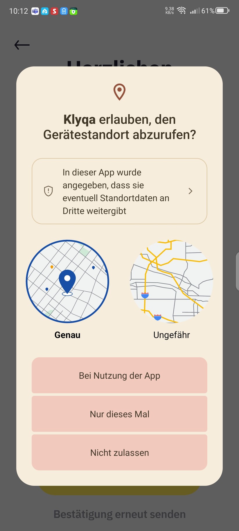 Klyqa Air Klyna S: App
