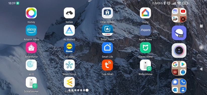 Im Laufe der Zeit sammeln sich auf den Handys der Smart-Home-Anwender viele Apps, die sie zur Steuerung der zahlreichen smarten Komponenten benötigen.