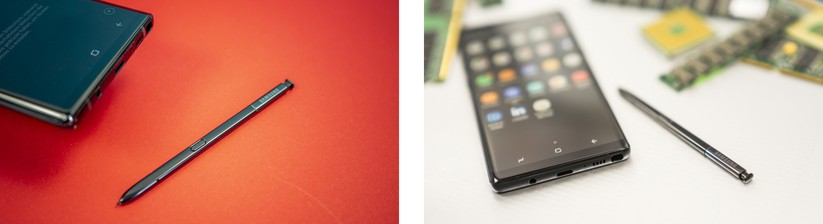 S Pen des Galaxy Note 9 und Galaxy Note 8
