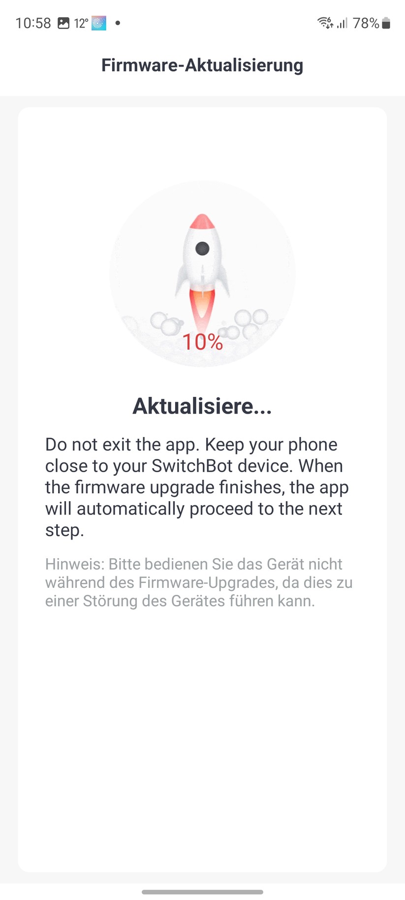 Die Einrichtung der Switchbot-Komponenten erfordert eine Registrierung. Ansonsten ist der Setup-Prozess sehr einfach. Während der Einbindung liefert die App informative Erklärungen, Grafiken und Videos zu den einzelnen Komponenten hinsichtlich Einrichtung, Konfiguration und Betrieb. Vorbildlich.