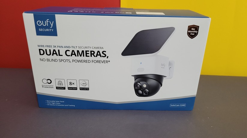 Eufy Solocam S340: PTZ-Überwachungskamera mit zwei Objektiven, WLAN und Akku